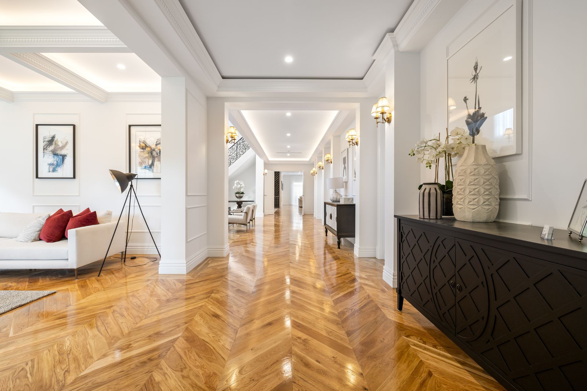 28 Walter Street Glen Waverley Grand Entrance Hallway and Living Gallery