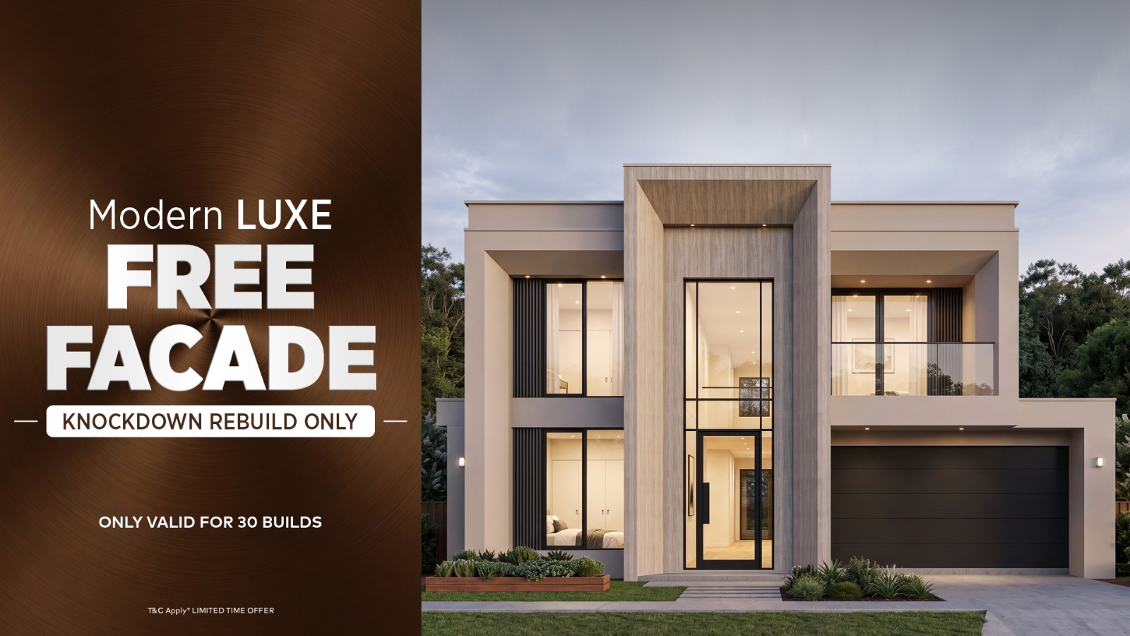 Singh Homes Modern Luxe Facade