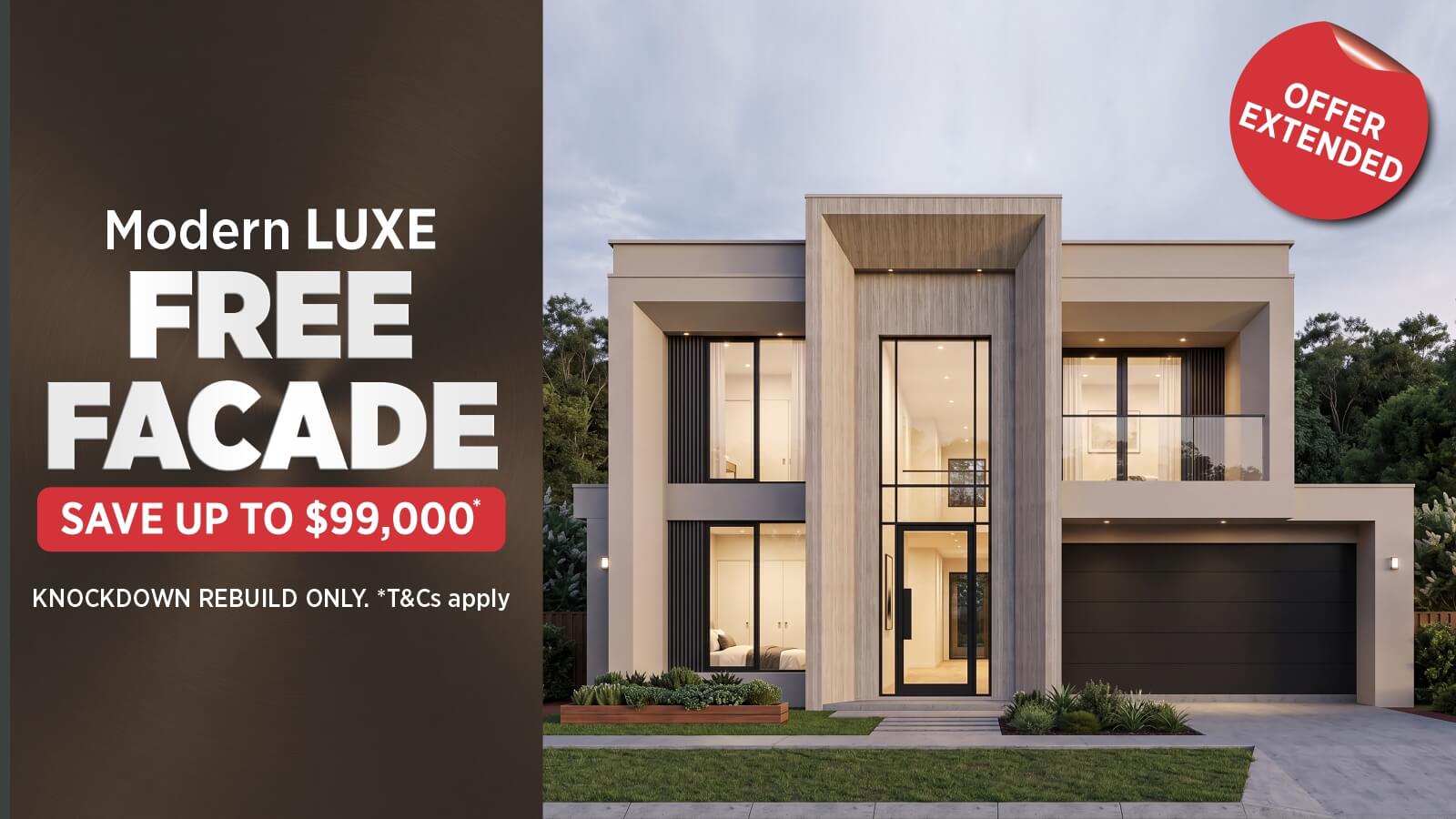 Singh Homes Modern Luxe Facade